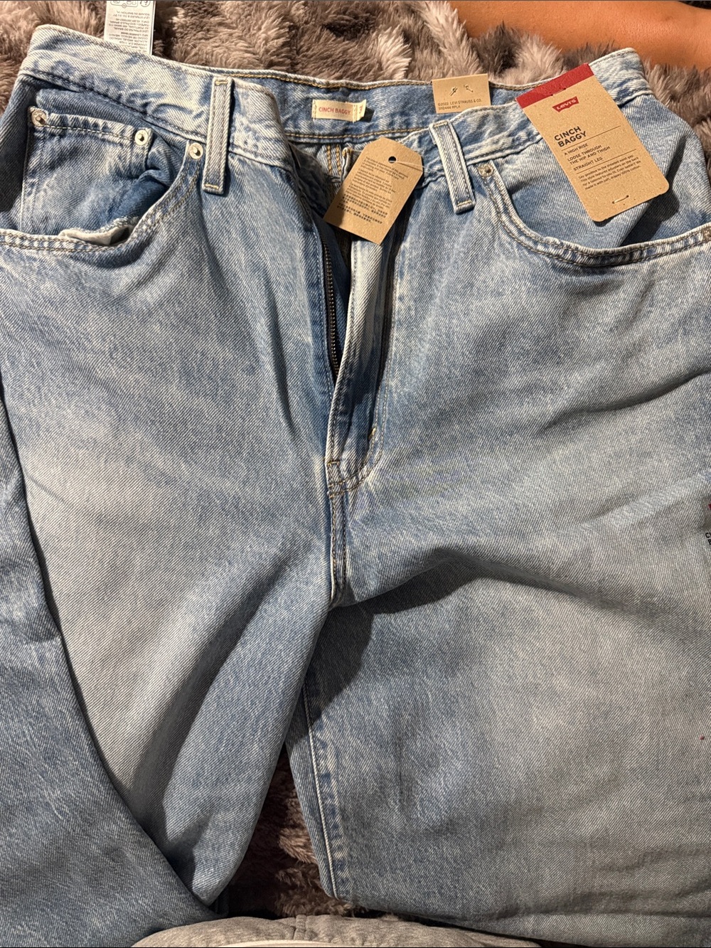 Levi's Light Blue Cinch Baggy Women’s Jeans
